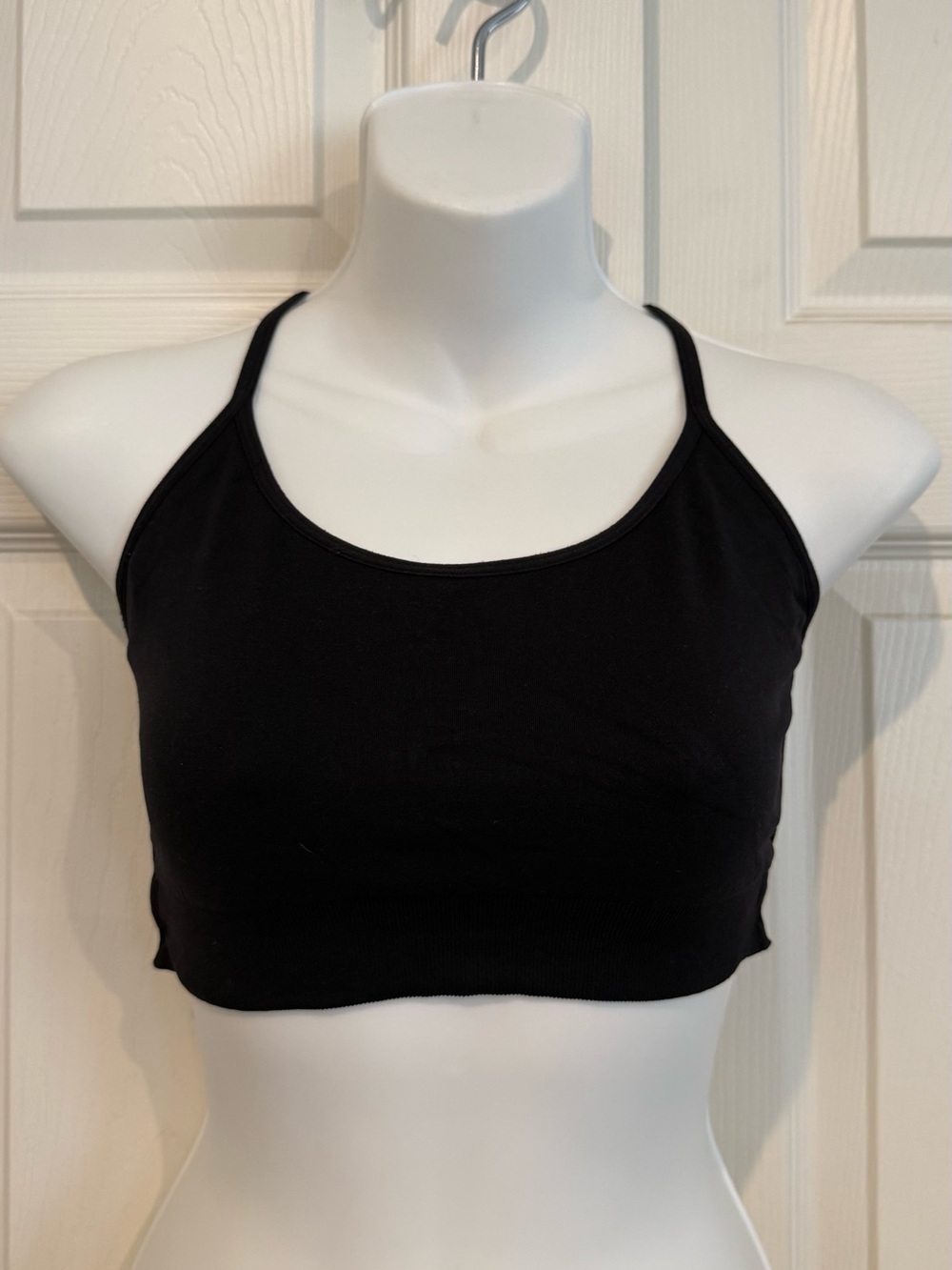 NVGTN Black Seamless Sports Bralette